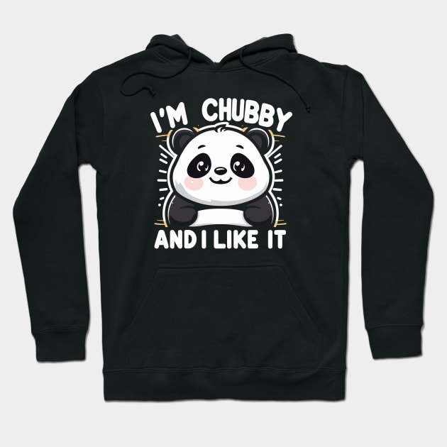 Cute chubby panda Hoodie by Coowo22